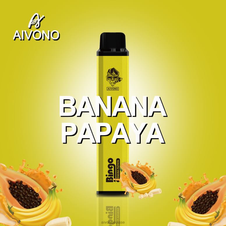 Aivono Puffs - Aivono AIM BINGO 4000 banane papaye L4RV0137