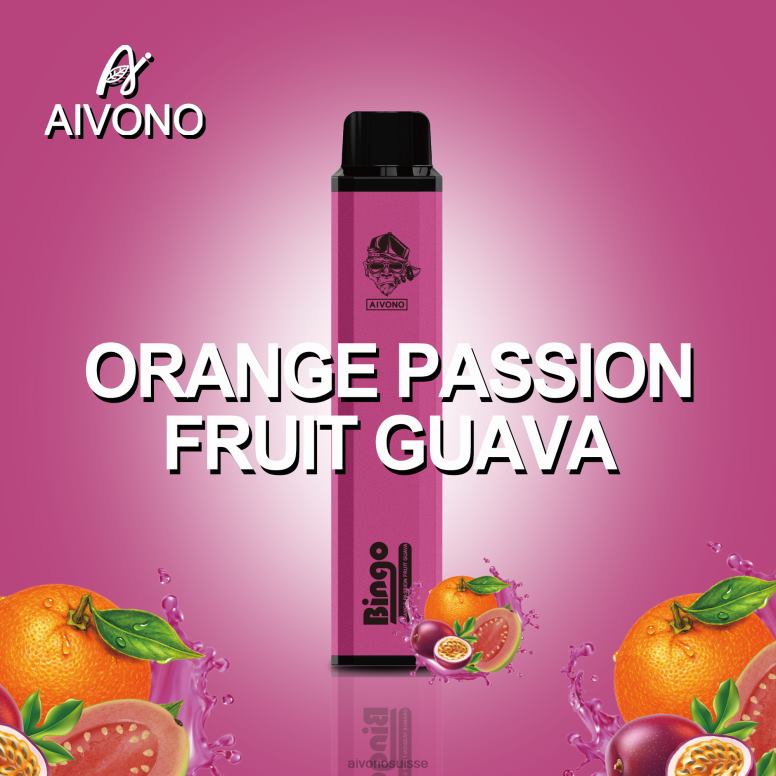 goyave fruit de la passion orange