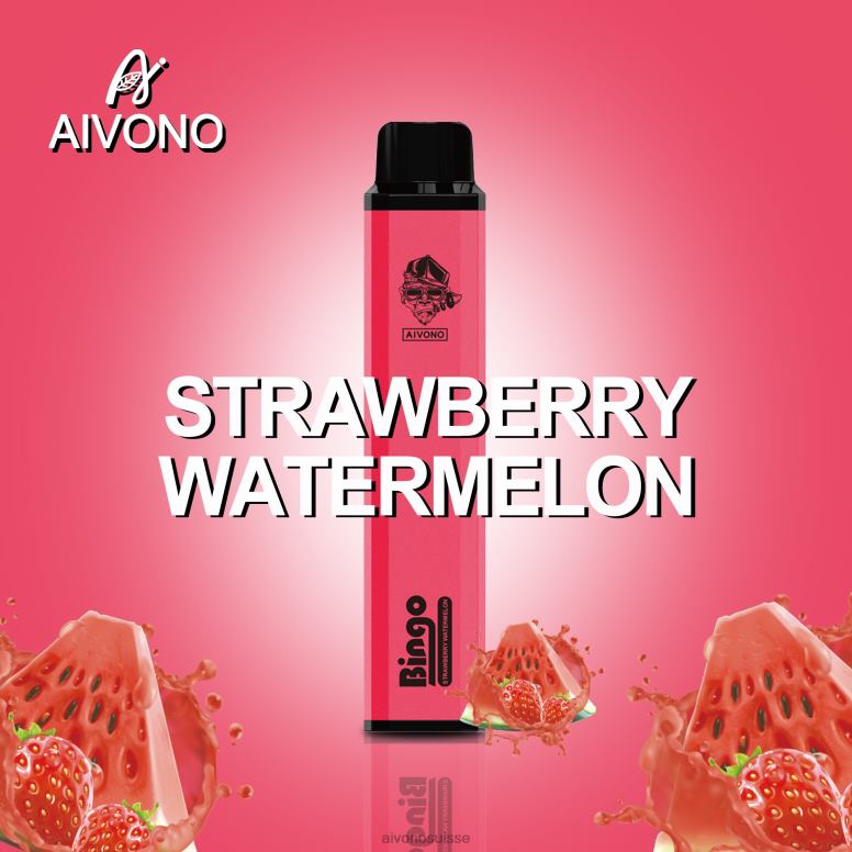 Aivono Puffs - Aivono AIM BINGO 4000 pastèque fraise L4RV0133