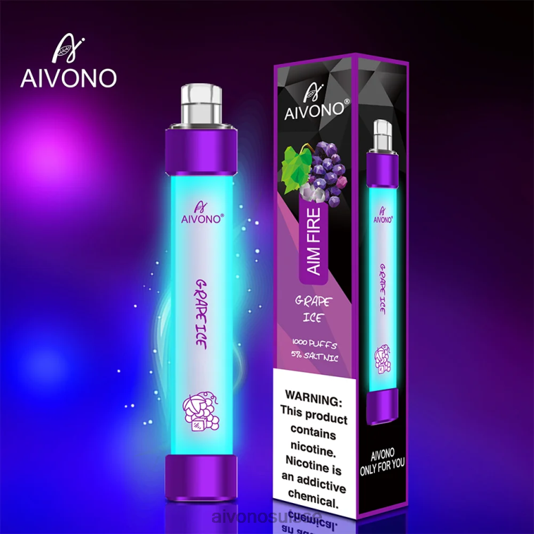 Aivono Puffs - Aivono AIM FIRE 1000 glace aux raisins L4RV0329