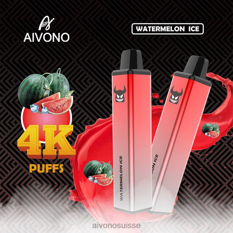 Aivono Puffs - Aivono AIM FREAK 4000 glace à la pastèque L4RV0253