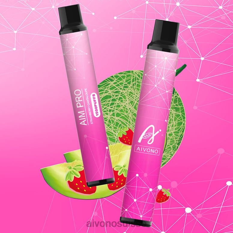 Aivono Puffs - Aivono AIM PRO 1500 cantaloup aux fraises L4RV0161