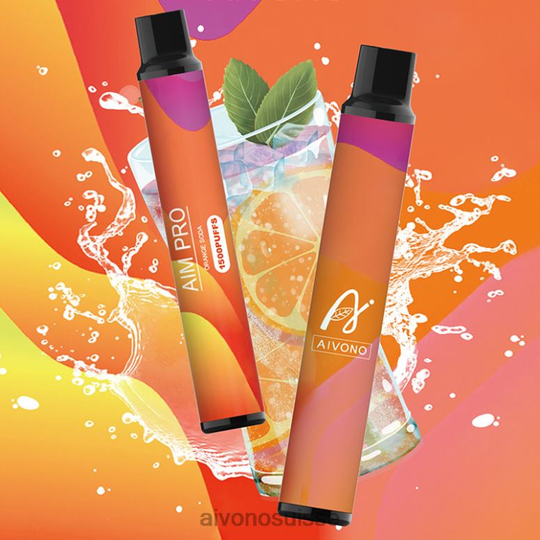 Aivono Puffs - Aivono AIM PRO 1500 soda à lorange L4RV0165