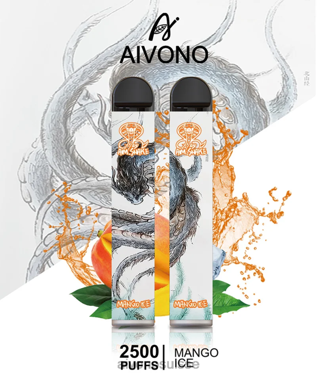 Aivono Puffs - Aivono AIM SNAKE 2500 glace à la mangue L4RV0313