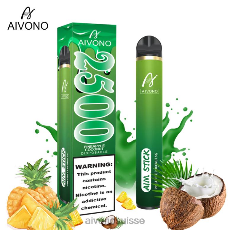 Aivono Puffs - Aivono AIM STICK 2500 ananas noix de coco L4RV0153