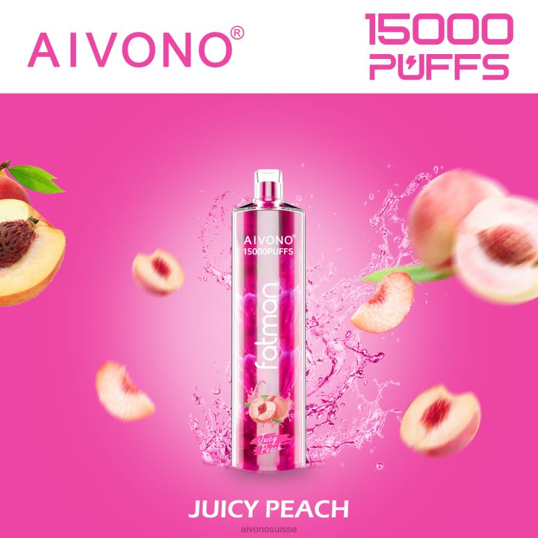Aivono Puffs - Aivono FATMAN 15000 pêche juteuse L4RV017