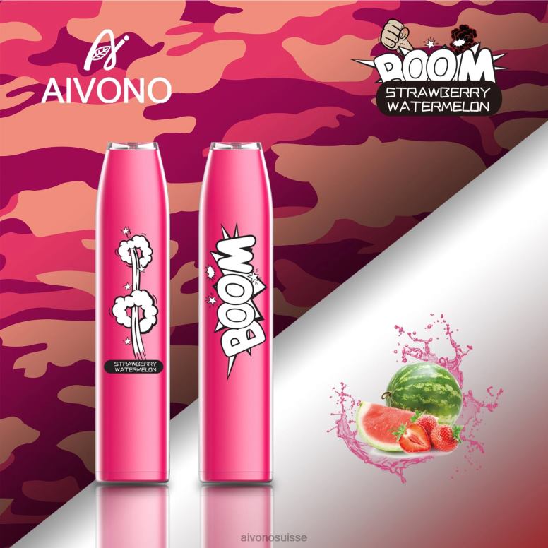 Aivono Suisse - Aivono AIM BOOM 600 pastèque fraise L4RV0364