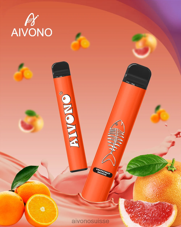 Aivono Suisse - Aivono AIM FISHBONE 600 pamplemousse orange L4RV0280
