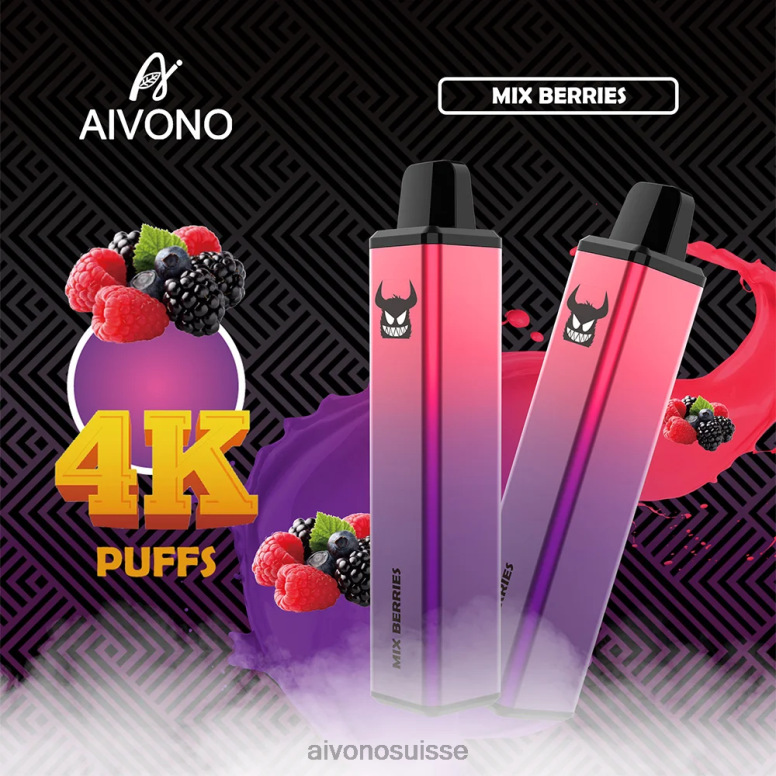 Aivono Suisse - Aivono AIM FREAK 4000 baies mélangées L4RV0260