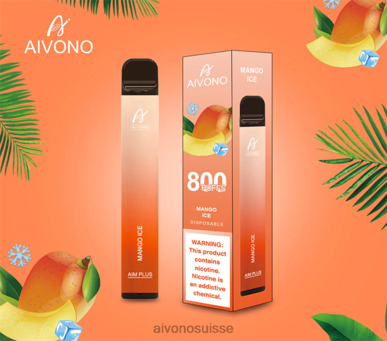 Aivono Suisse - Aivono AIM PLUS 800 glace à la mangue L4RV0184
