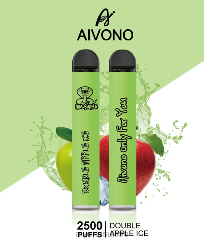 Aivono Suisse - Aivono AIM SNAKE 2500 glace double aux pommes L4RV0304