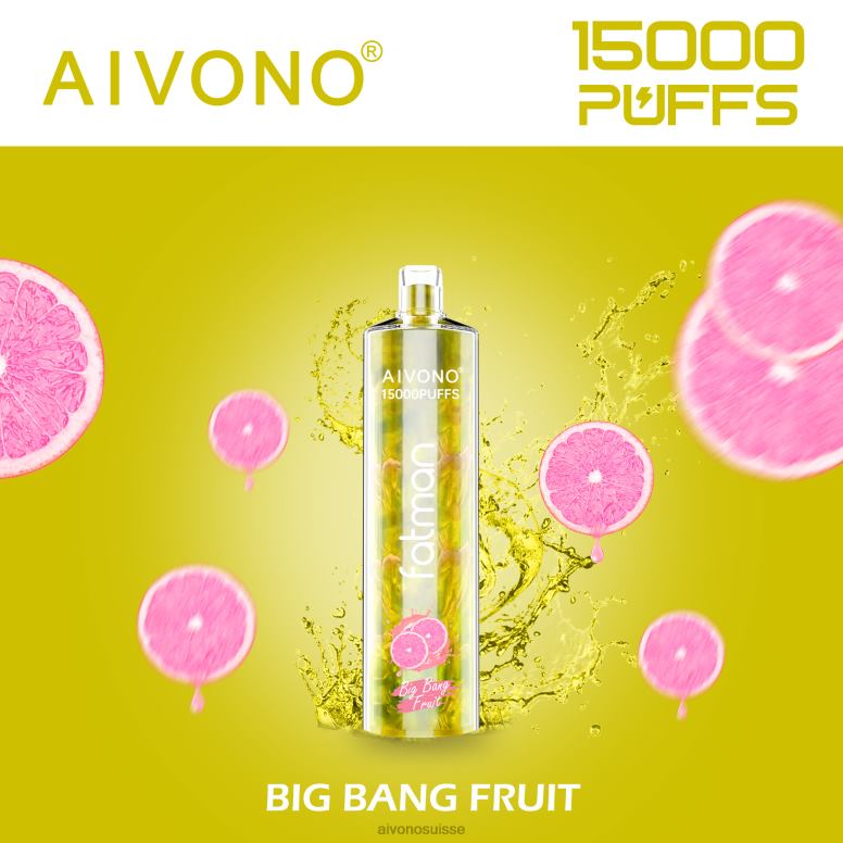 Aivono Suisse - Aivono FATMAN 15000 fruit du big bang L4RV016