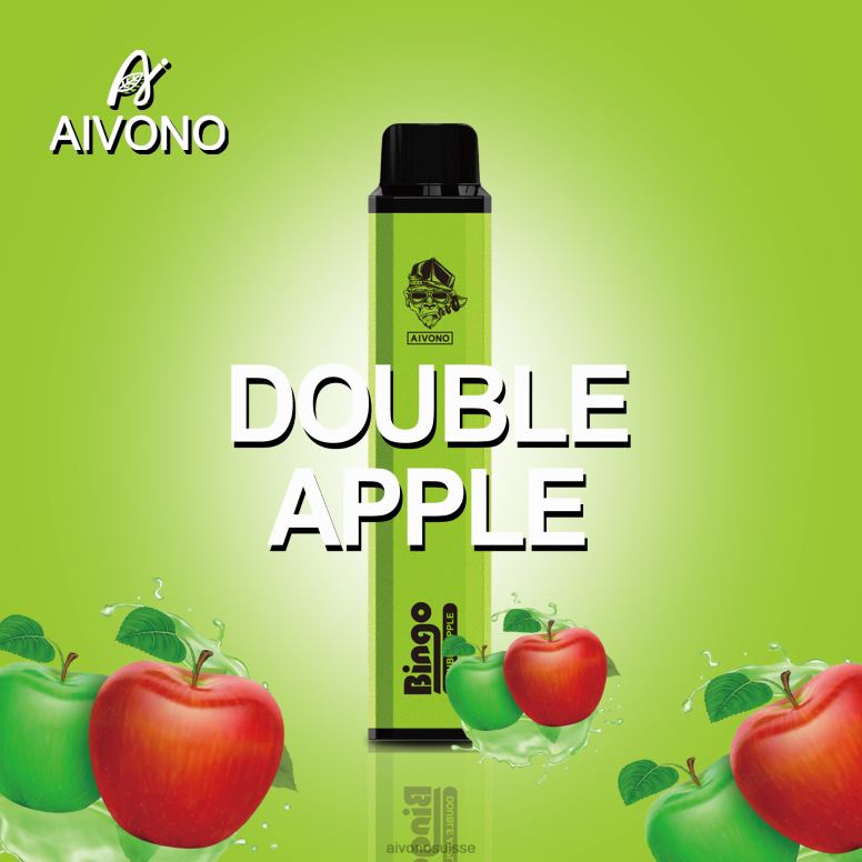 Aivono Vape - Aivono AIM BINGO 4000 double pomme L4RV0138