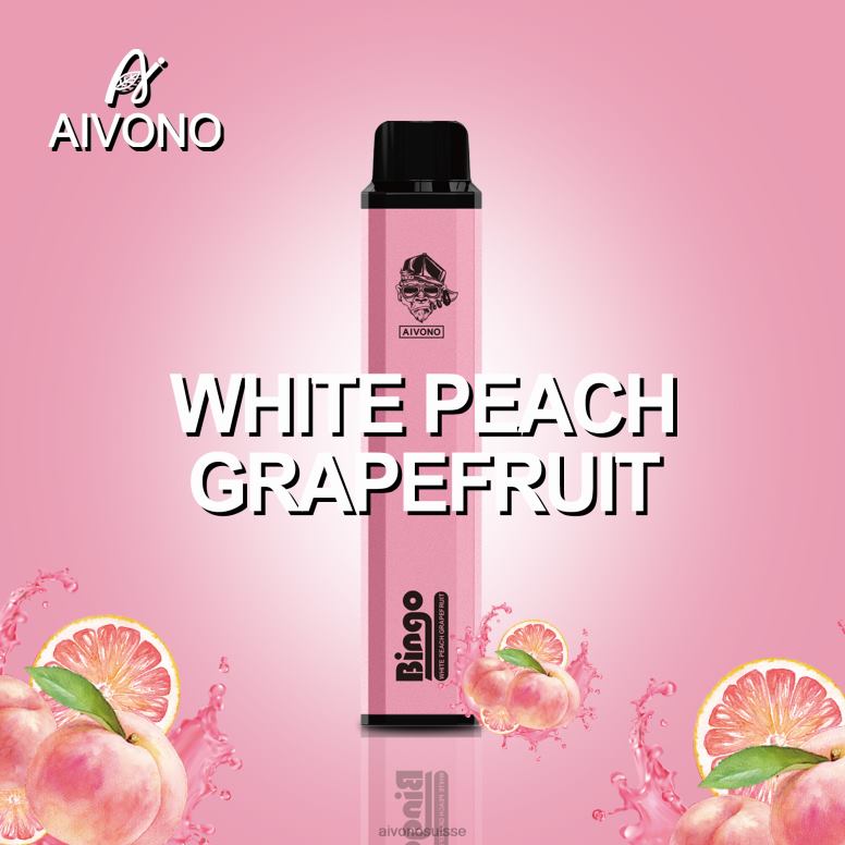 Aivono Vape - Aivono AIM BINGO 4000 pamplemousse pêche blanche L4RV0134