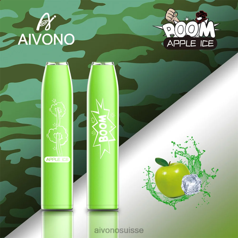 Aivono Vape - Aivono AIM BOOM 600 glace aux pommes L4RV0354
