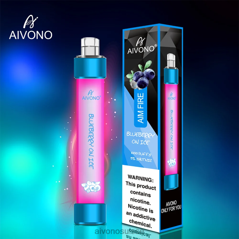 Aivono Vape - Aivono AIM FIRE 1000 myrtille sur glace L4RV0326