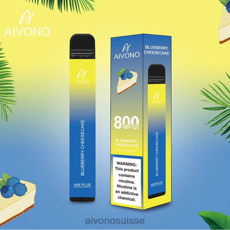 Aivono Vape - Aivono AIM PLUS 800 cheesecake aux myrtilles L4RV0174