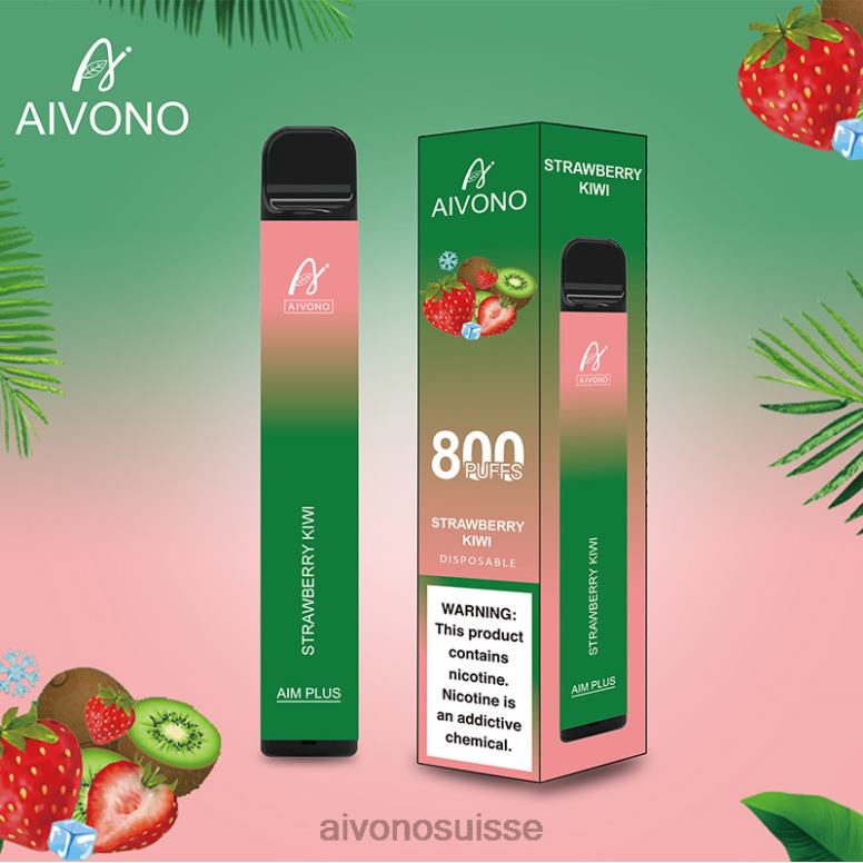 Aivono Vape - Aivono AIM PLUS 800 fraise-kiwi L4RV0194