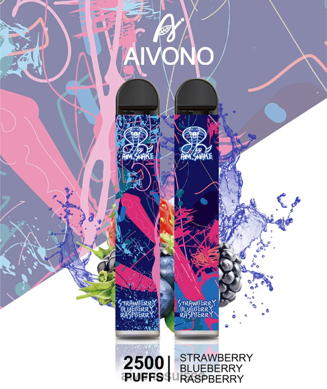 Aivono Vape - Aivono AIM SNAKE 2500 fraise myrtille framboise L4RV0318
