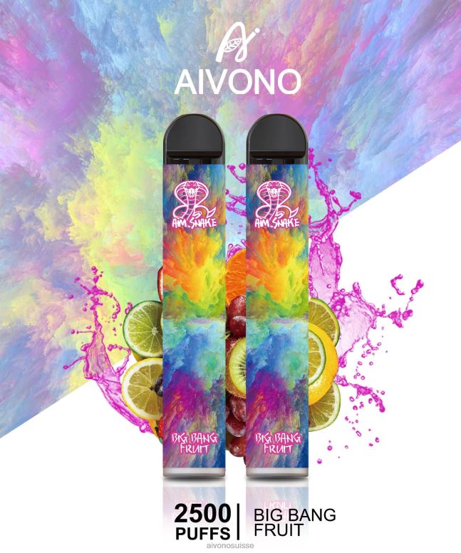 Aivono Vape - Aivono AIM SNAKE 2500 fruit du big bang L4RV0322