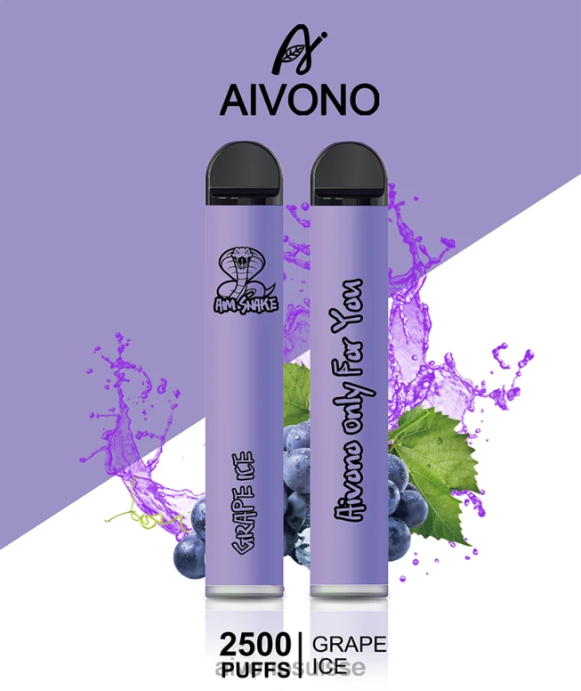 Aivono Vape - Aivono AIM SNAKE 2500 glace aux raisins L4RV0306