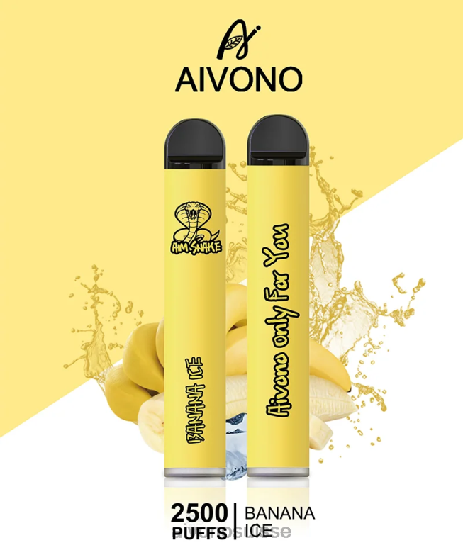 Aivono Vape - Aivono AIM SNAKE 2500 glace à la banane L4RV0298