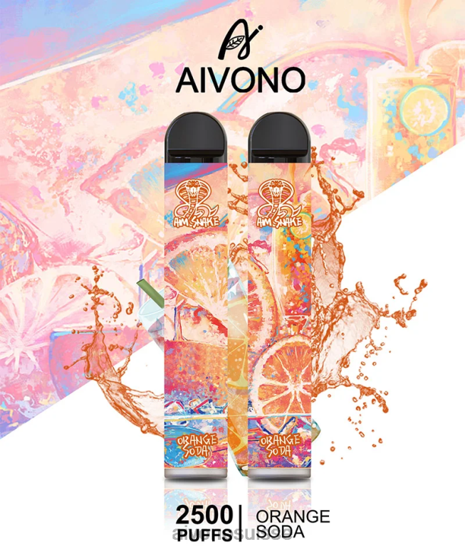 Aivono Vape - Aivono AIM SNAKE 2500 soda à lorange L4RV0314