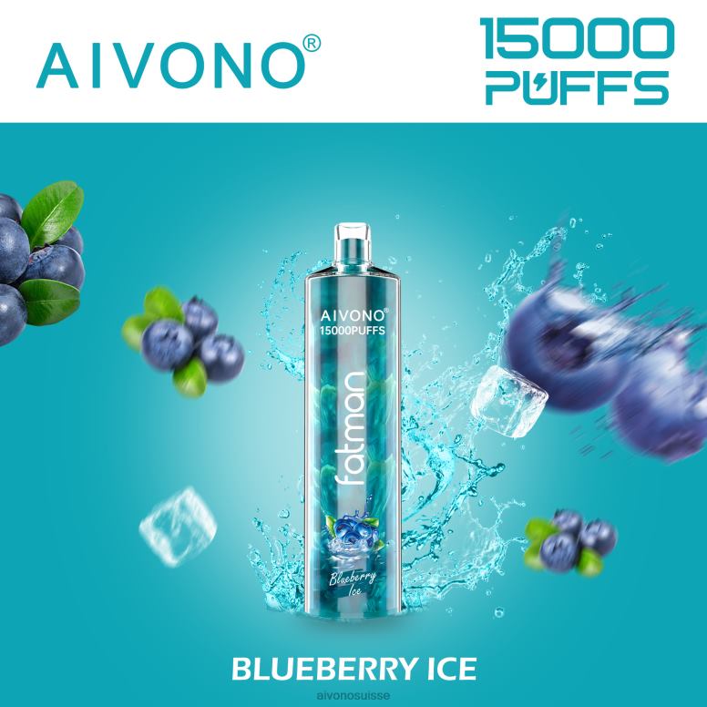 Aivono Vape - Aivono FATMAN 15000 glace aux myrtilles L4RV014