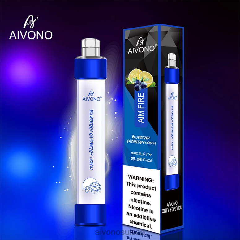 Aivono Vape Review - Aivono AIM FIRE 1000 myrtille framboise citron L4RV0327