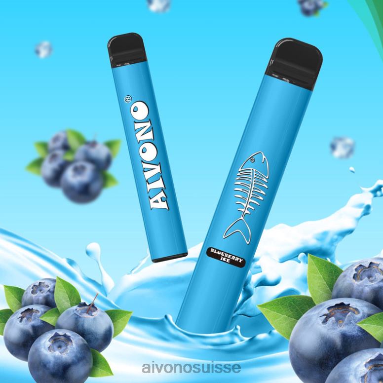 Aivono Vape Review - Aivono AIM FISHBONE 600 glace aux myrtilles L4RV0279