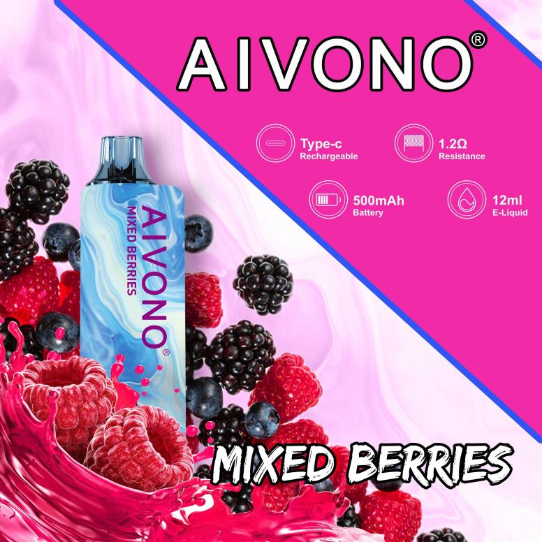 Aivono Vape Review - Aivono AIM GUN 7000 baies mélangées L4RV0111