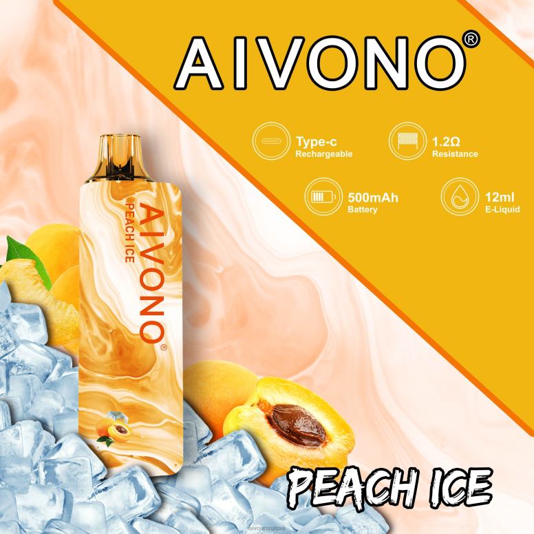 Aivono Vape Review - Aivono AIM GUN 7000 glace à la pêche L4RV0103