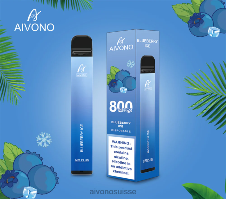 Aivono Vape Review - Aivono AIM PLUS 800 glace aux myrtilles L4RV0175