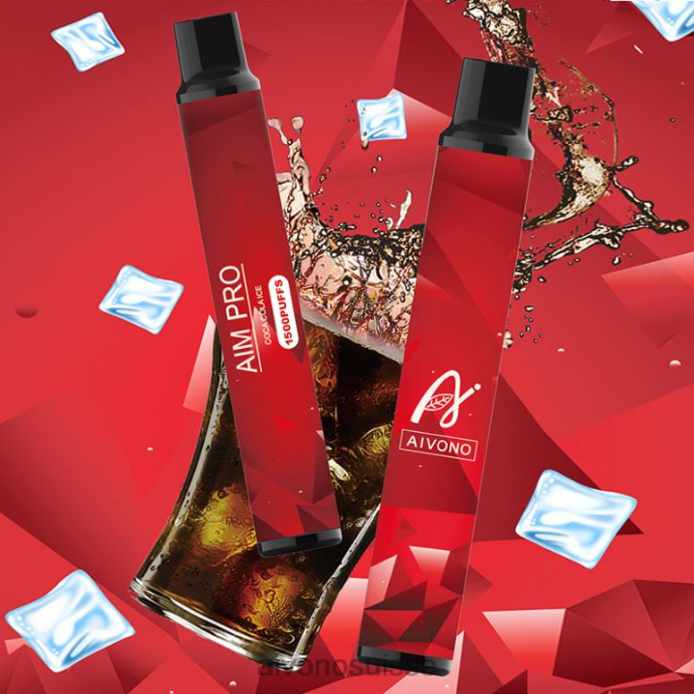 Aivono Vape Review - Aivono AIM PRO 1500 glace au coca cola L4RV0167