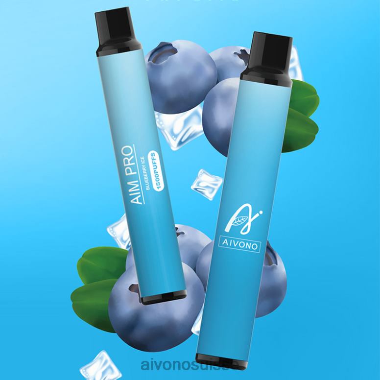 Aivono Vape Review - Aivono AIM PRO 1500 glace aux myrtilles L4RV0163