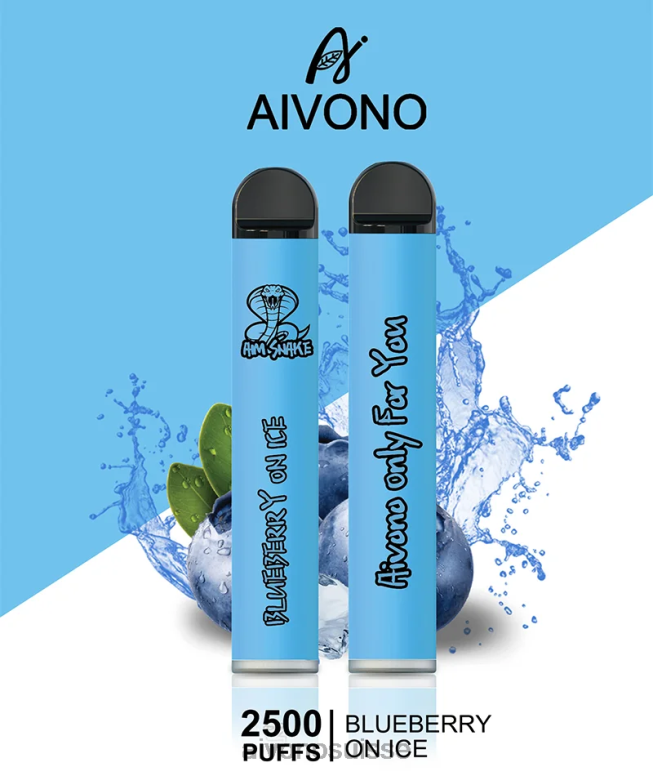 Aivono Vape Review - Aivono AIM SNAKE 2500 myrtille sur glace L4RV0299