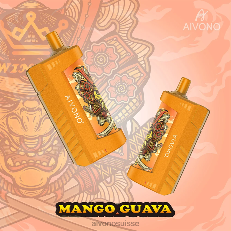 Aivono Vape Review - Aivono AIM WINNER 5000 mangue goyave L4RV0127