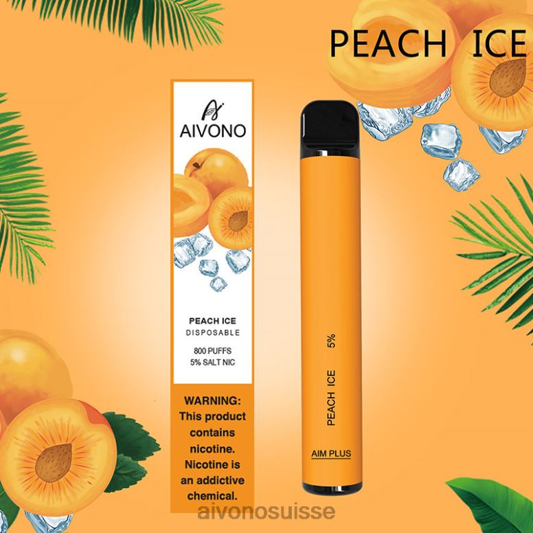 Aivono Vape - Aivono AIM PLUS 800 glace à la pêche L4RV0190